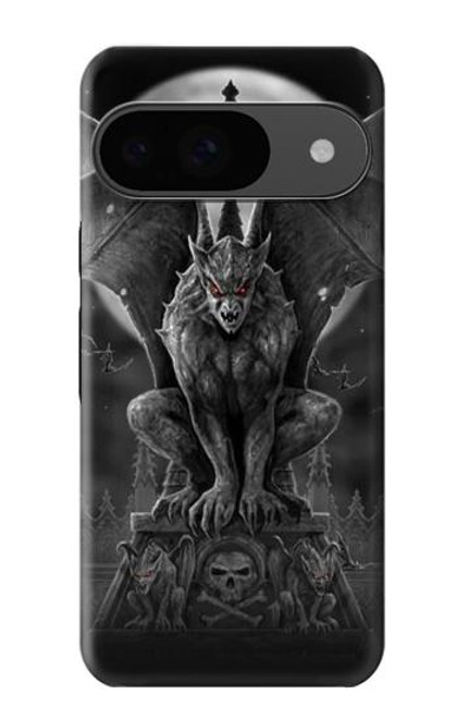 S0850 Gargouille diable démon Etui Coque Housse pour Google Pixel 9