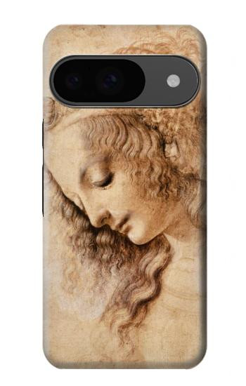 S1045 Leonardo da Vinci Femme Head Etui Coque Housse pour Google Pixel 9