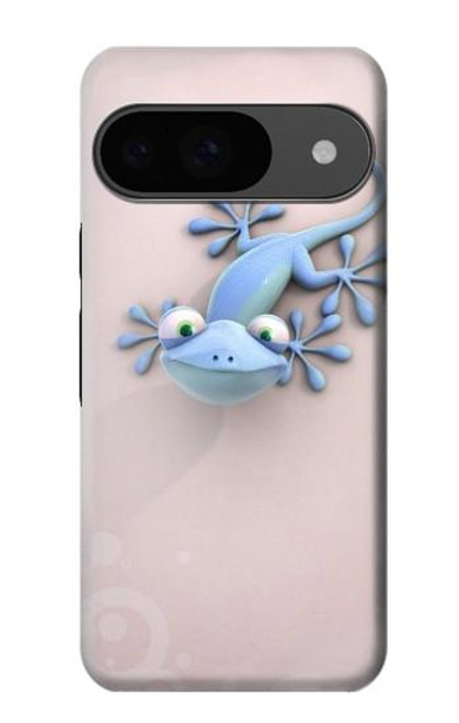 S1631 Drôle Gecko Lézard Etui Coque Housse pour Google Pixel 9