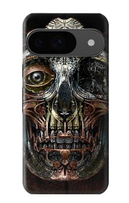 S1685 Crâne Steampunk Etui Coque Housse pour Google Pixel 9