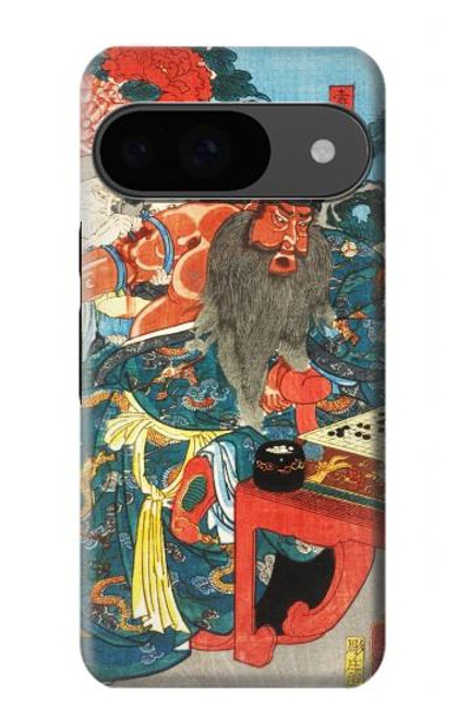 S1826 Utagawa Kuniyoshi Guan Yu Etui Coque Housse pour Google Pixel 9