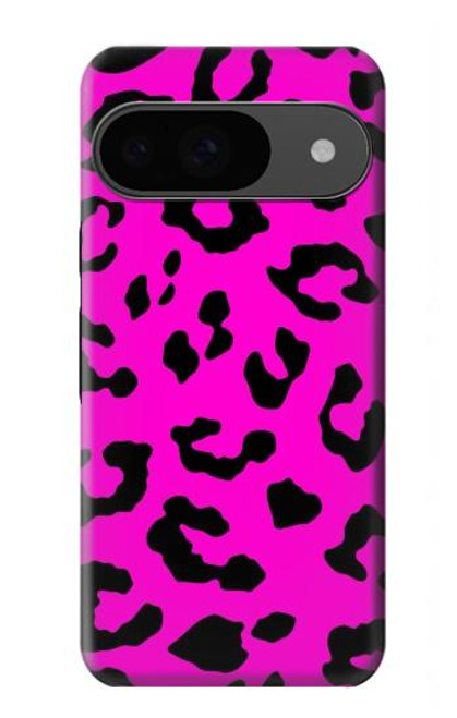 S1850 Motif rose Léopard Etui Coque Housse pour Google Pixel 9