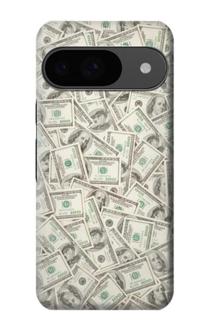 S2077 Billets Dollar argent Etui Coque Housse pour Google Pixel 9