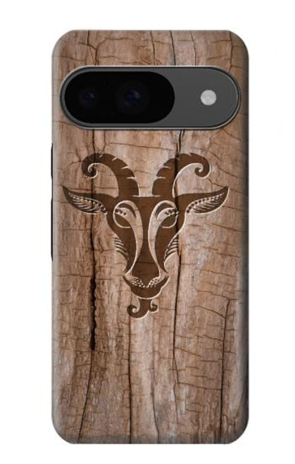 S2183 Chèvre de bois imprimé graphique Etui Coque Housse pour Google Pixel 9