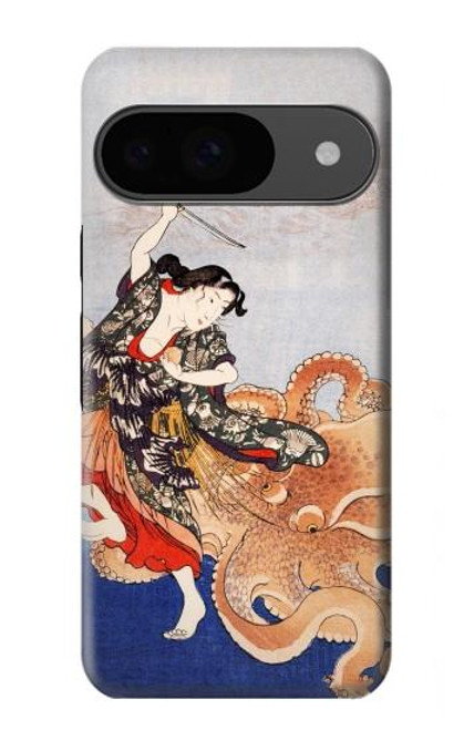 S2496 Japon Art Utagawa Kuniyoshi Tamatori Etui Coque Housse pour Google Pixel 9