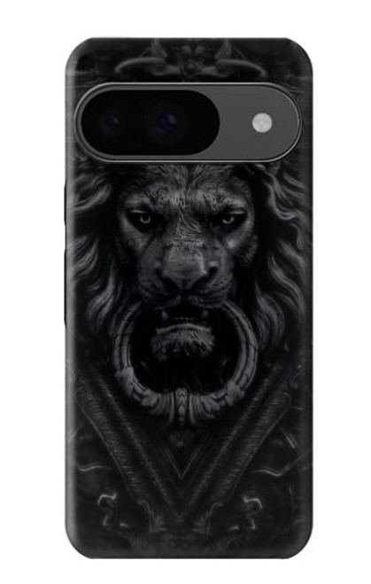 S3619 Lion noir gothique Etui Coque Housse pour Google Pixel 9