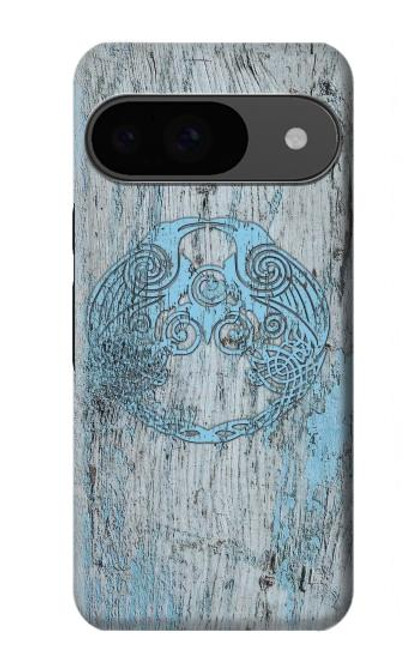S3829 Huginn et Muninn Twin Ravens Norse Etui Coque Housse pour Google Pixel 9