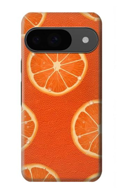 S3946 Motif orange sans couture Etui Coque Housse pour Google Pixel 9