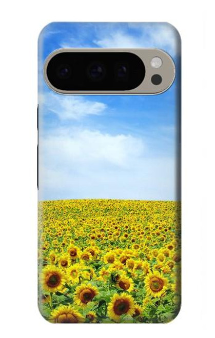 S0232 Tournesol Etui Coque Housse pour Google Pixel 9 Pro