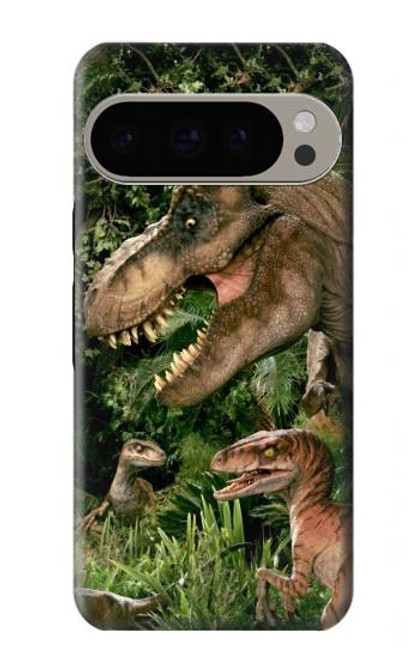 S1452 Dinosaur Trex Raptor Etui Coque Housse pour Google Pixel 9 Pro