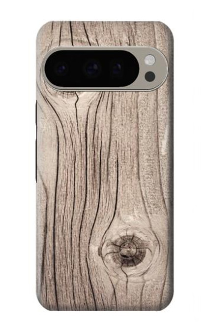 S3822 Graphique de la texture du bois imprimé Etui Coque Housse pour Google Pixel 9 Pro