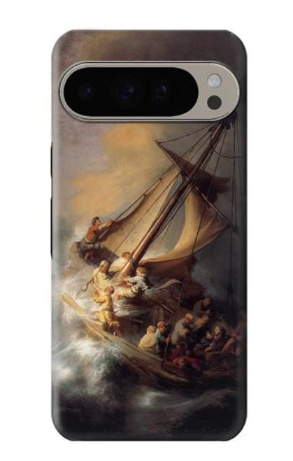S1091 Rembrandt Christ dans la tempête Etui Coque Housse pour Google Pixel 9 Pro XL