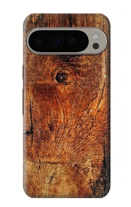 S1140 Bois graphique Etui Coque Housse pour Google Pixel 9 Pro XL