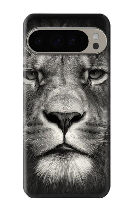 S1352 Lion Visage Etui Coque Housse pour Google Pixel 9 Pro XL