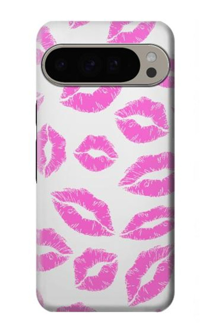 S2214 Bisous Lèvres roses Etui Coque Housse pour Google Pixel 9 Pro XL