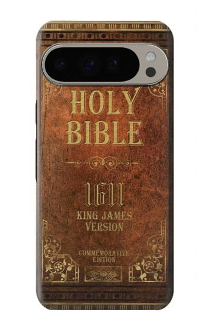 S2890 Holy Bible King James Version 1611 Etui Coque Housse pour Google Pixel 9 Pro XL