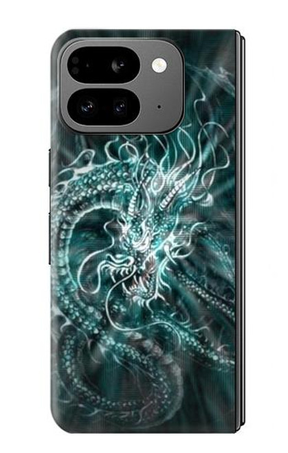 S1006 Numérique dragon chinois Etui Coque Housse pour Google Pixel 9 Pro Fold