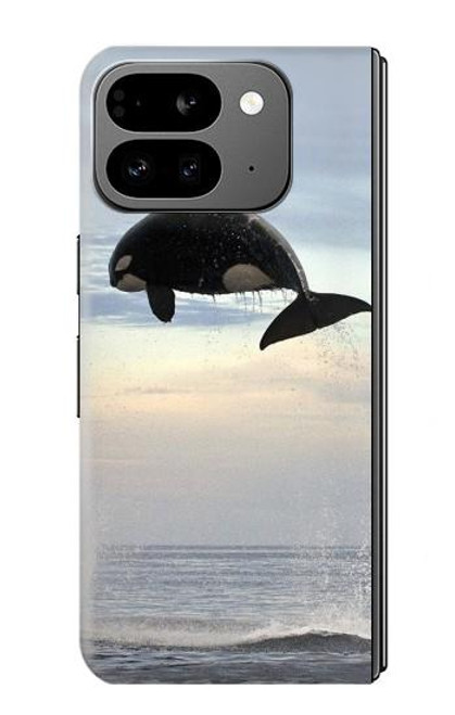S1349 Épaulard Orca Etui Coque Housse pour Google Pixel 9 Pro Fold