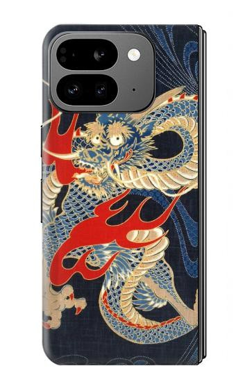 S2073 Japon dragon Art Etui Coque Housse pour Google Pixel 9 Pro Fold