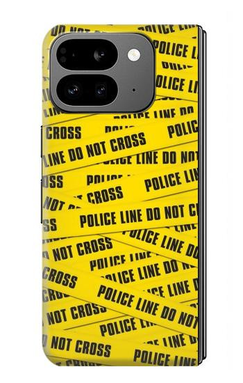 S2088 Banderole de la police ne pas dépasser Etui Coque Housse pour Google Pixel 9 Pro Fold