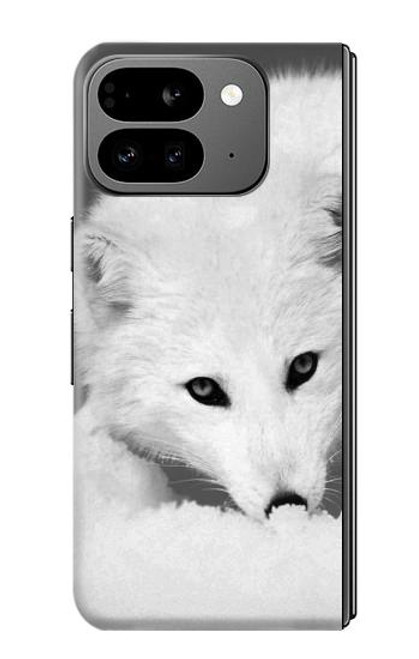 S2569 Blanc arctique Renard Etui Coque Housse pour Google Pixel 9 Pro Fold