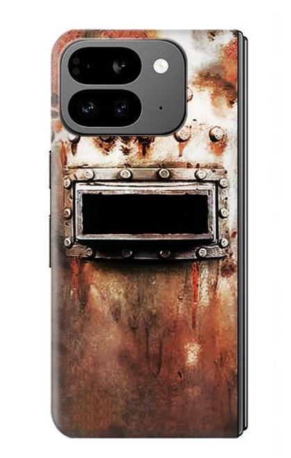 S2684 Casque de soudage millésimé Etui Coque Housse pour Google Pixel 9 Pro Fold