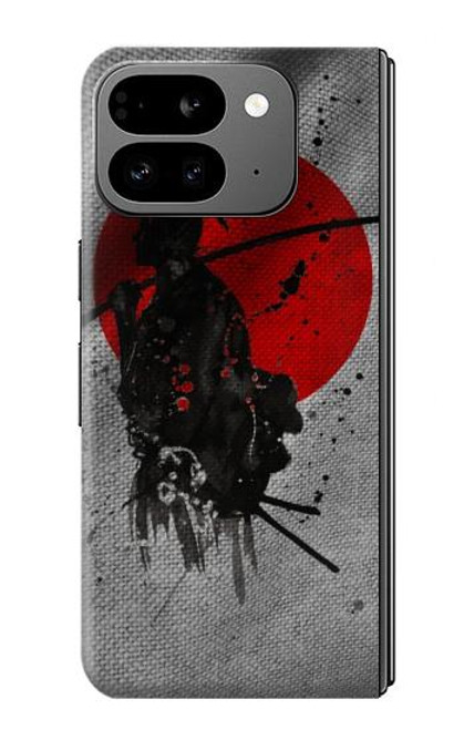 S3517 Japon Drapeau Samurai Etui Coque Housse pour Google Pixel 9 Pro Fold