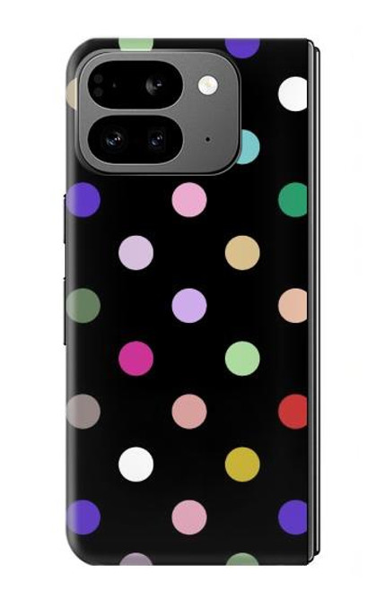 S3532 Coloré à pois Etui Coque Housse pour Google Pixel 9 Pro Fold