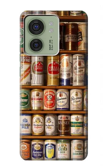 S0983 Collection de Canettes de bière Etui Coque Housse pour Motorola Edge (2023), Edge 40