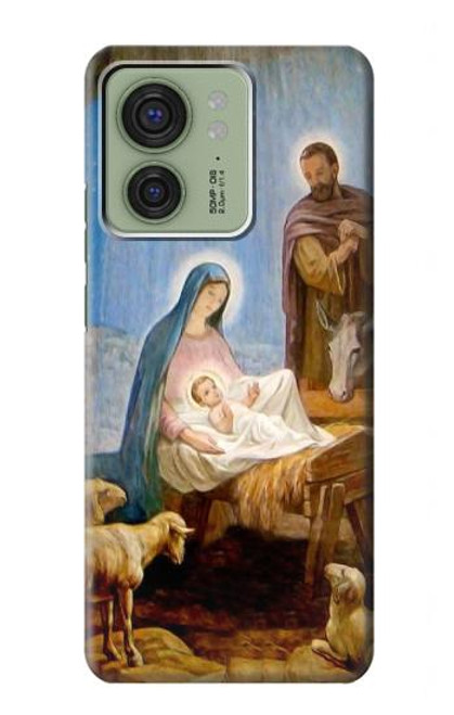 S2276 la Nativité Etui Coque Housse pour Motorola Edge (2023), Edge 40