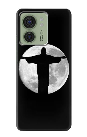 S2511 Jésus-Christ Statue Rio de Janeiro Etui Coque Housse pour Motorola Edge (2023), Edge 40