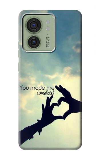 S2640 Vous avez fait de moi l'amour complet Etui Coque Housse pour Motorola Edge (2023), Edge 40