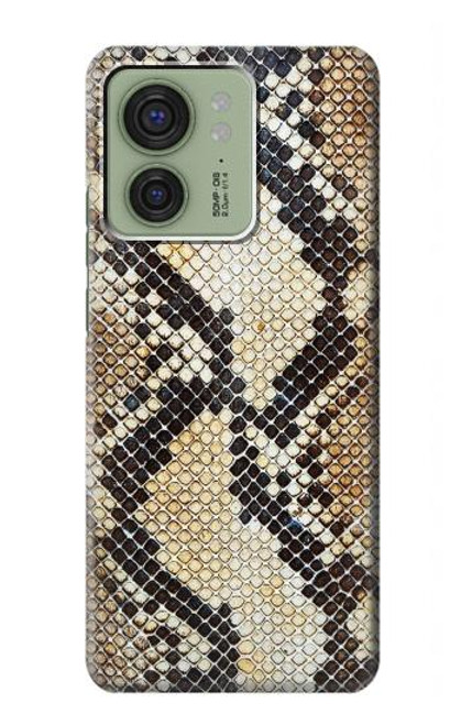 S2703 Serpent Texture Imprimé graphique Peau Etui Coque Housse pour Motorola Edge (2023), Edge 40