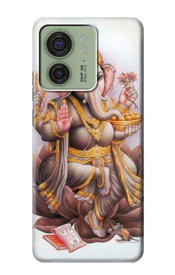 S2820 Dieu hindou Ganesha Ganapati Vinayaka Etui Coque Housse pour Motorola Edge (2023), Edge 40