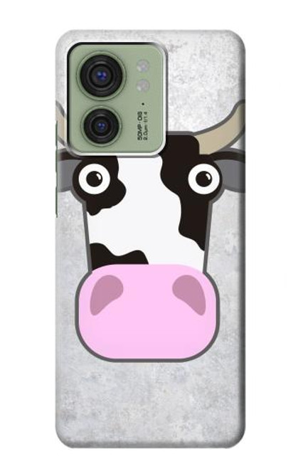 S3257 Vache Dessin animé Etui Coque Housse pour Motorola Edge (2023), Edge 40