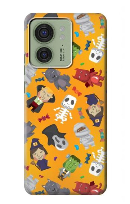S3275 Mignon Halloween Motif Dessin animé Etui Coque Housse pour Motorola Edge (2023), Edge 40