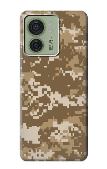 S3294 Armée Tan Coyote Camo Désert Camouflage Etui Coque Housse pour Motorola Edge (2023), Edge 40