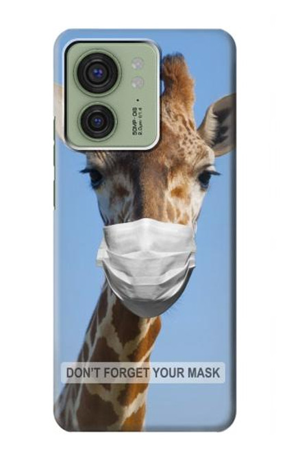 S3806 Drôle de girafe Etui Coque Housse pour Motorola Edge (2023), Edge 40