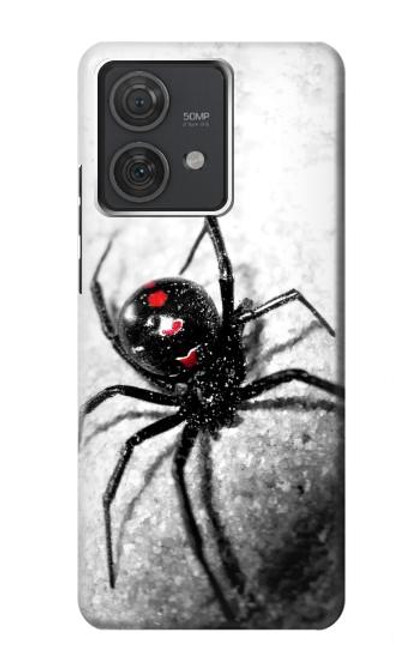 S2386 Noir Veuve Etui Coque Housse pour Motorola Edge 40 Neo