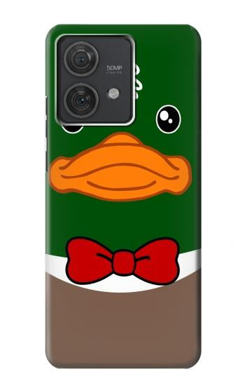 S2762 Vert Tête Canard colvert Tuxedo Dessin animé Etui Coque Housse pour Motorola Edge 40 Neo