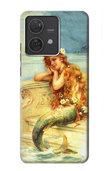 S3184 Peinture Petite Sirène Etui Coque Housse pour Motorola Edge 40 Neo