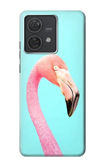 S3708 Flamant rose Etui Coque Housse pour Motorola Edge 40 Neo