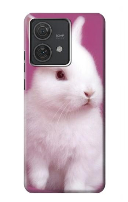 S3870 Mignon bébé lapin Etui Coque Housse pour Motorola Edge 40 Neo