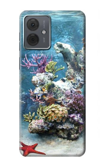 S0227 L'aquarium Etui Coque Housse pour Motorola Moto G14