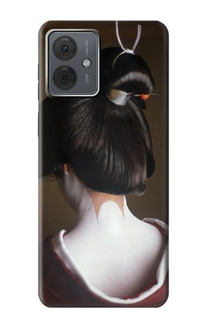 S1337 Japon Geisha Etui Coque Housse pour Motorola Moto G14