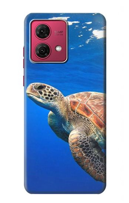 S3898 Tortue de mer Etui Coque Housse pour Motorola Moto G84