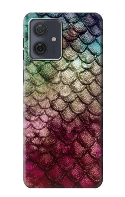 S3539 Sirène écailles de poisson Etui Coque Housse pour Motorola Moto G54