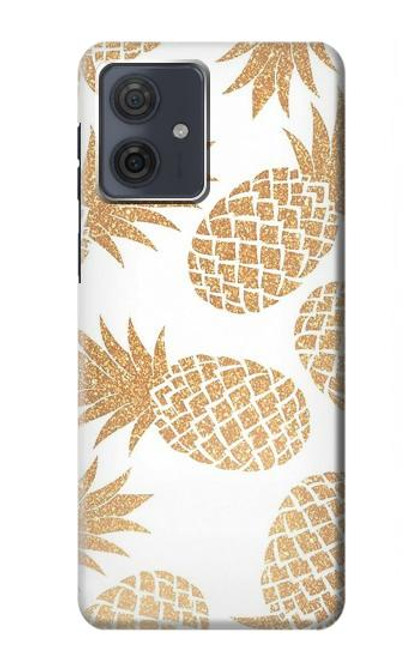 S3718 Ananas sans soudure Etui Coque Housse pour Motorola Moto G54
