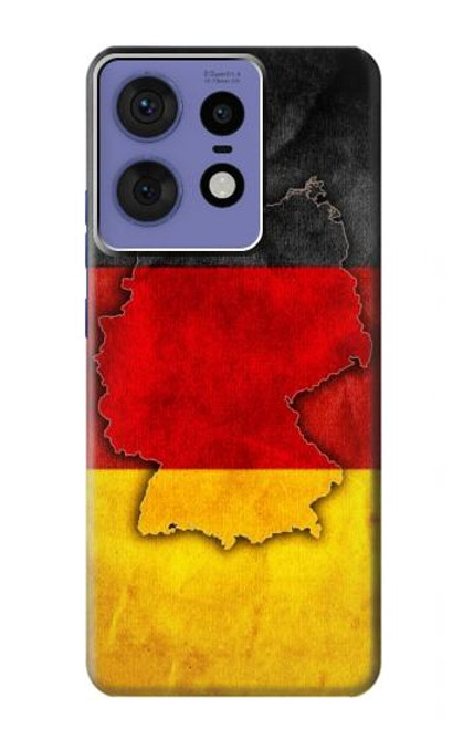 S2935 Allemagne Drapeau Carte Etui Coque Housse pour Motorola Edge 50 Pro