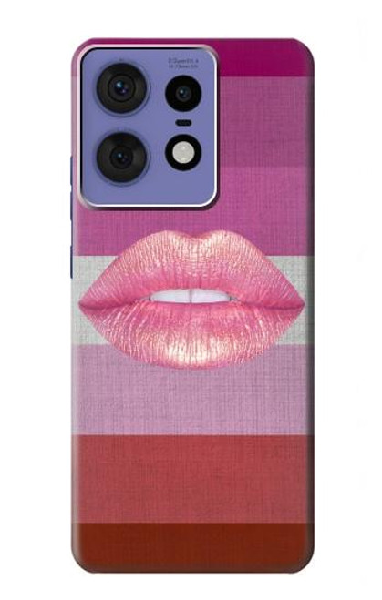 S3473 LGBT Lesbiennes Drapeau Etui Coque Housse pour Motorola Edge 50 Pro